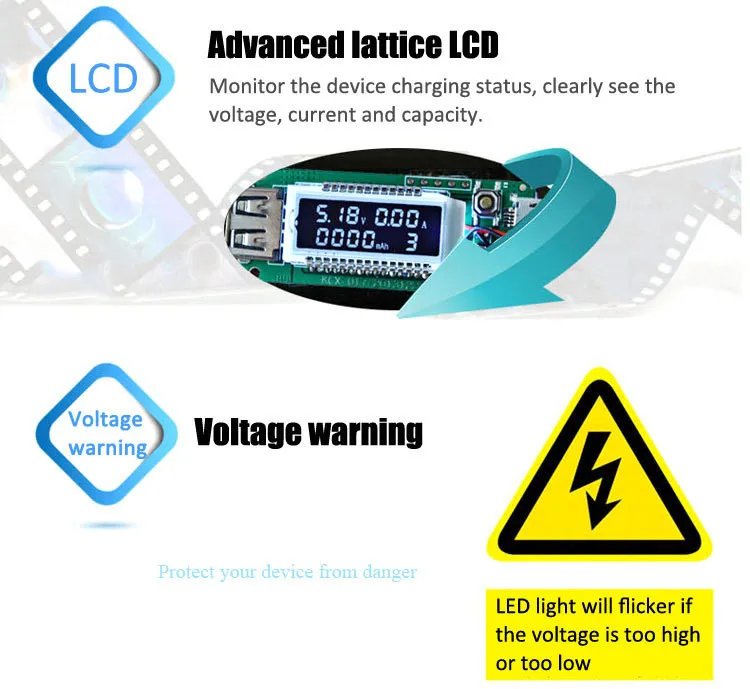 ЖК-вольтметр USB зарядное устройство Емкость ток детектор напряжение тестер метр Voltimetro для сотового телефона power Bank цифровой диспай