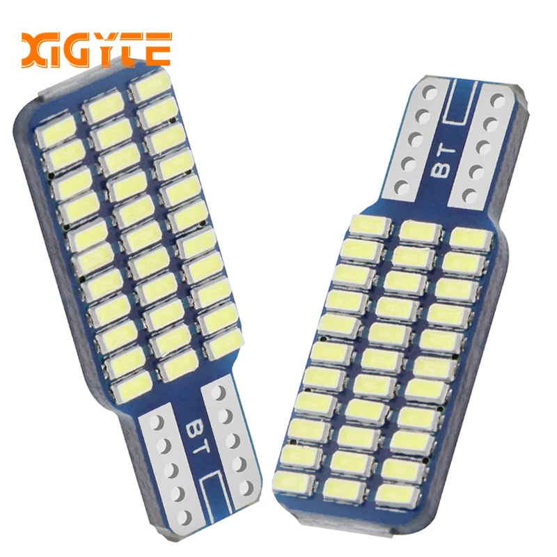 2 предмета T10 192 194 168 W5W светодиодный лампы 33 SMD 3014 автомобильные задние фонари купольная лампа белый AC/DC 12V Canbus Error Free авто аксессуары