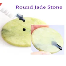 50 шт. высокое качество круглый Нефритовый камень Наращивание ресниц Клей поддон подставка держатель Накладные ресницы макияж инструмент