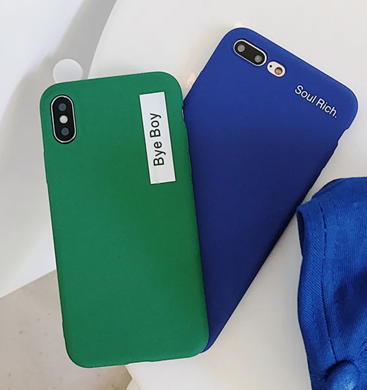 

Huawei Honor 7X Case blue green messages Soft TPU Back Cover Case For Huawei honor 7C RU 7A Pro 7X P Smart Shockproof cases