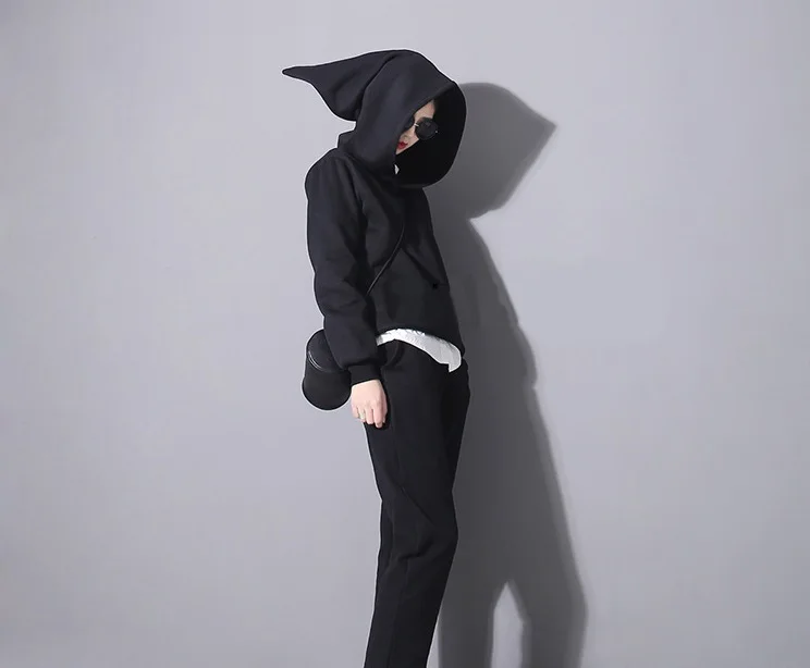 Женская флисовая толстовка с длинным рукавом свободная капюшоном|hoodies ladies|loose