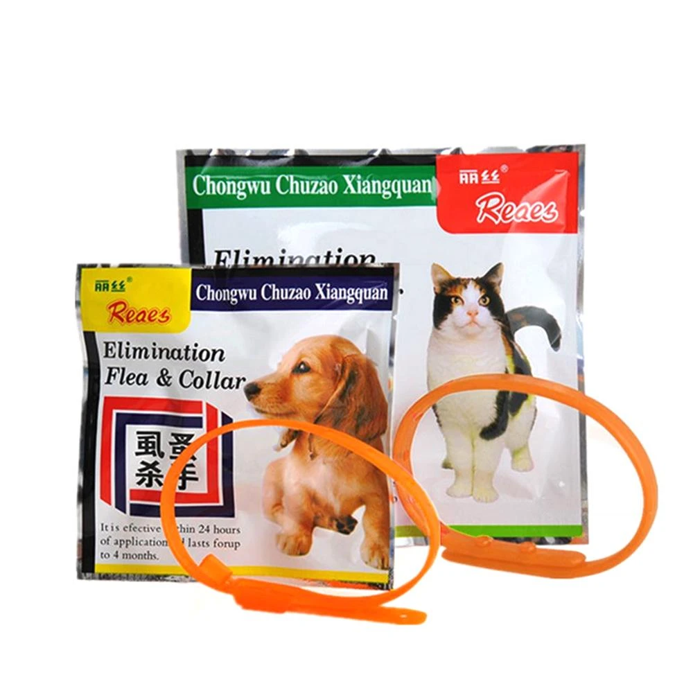 Collar antipulgas antigarrapatas para gato, ajustable de eliminación de mosquitos, remedio efectivo para perros y gatos, 4 Collares y correas para gatos| - AliExpress