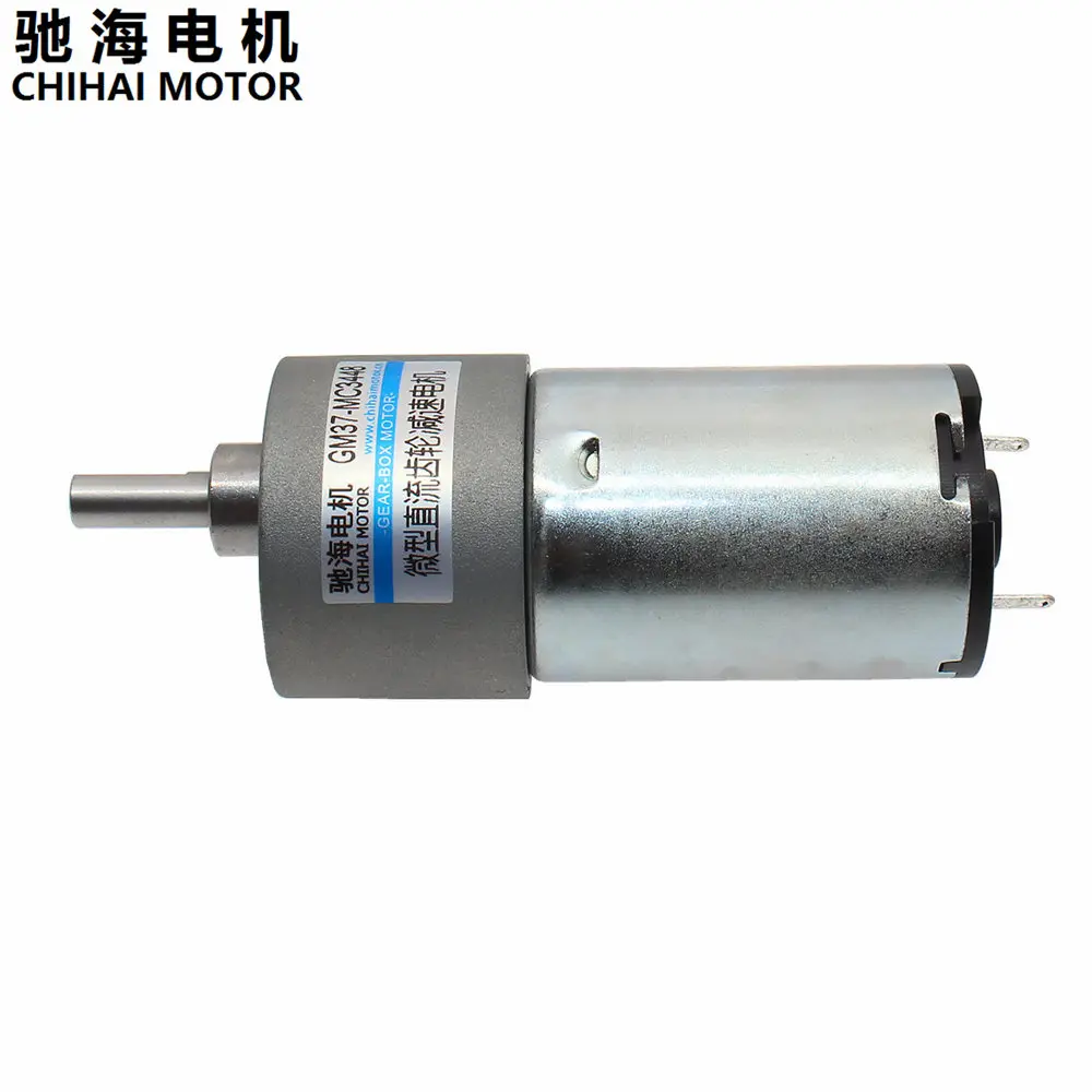 ChiHai мотор CHR GM37 MC3448 постоянный магнит миниатюрный DC металлический зуб для