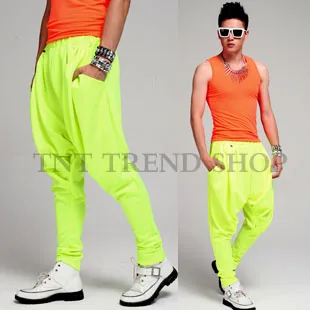 neon pants clothing harem costumes shpping casual series plus