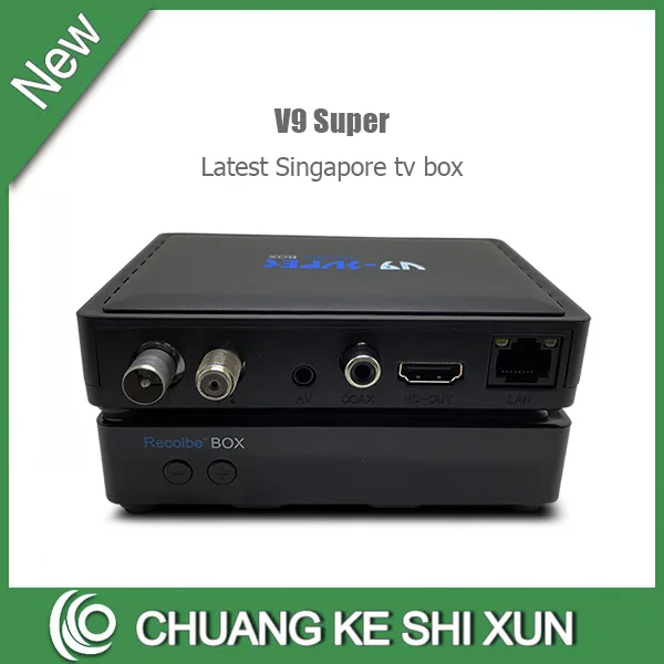 Сингапура tv box black V9 суперчасы starhub каналов Wi Fi адаптер|ТВ-приставки и медиаплееры|