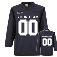 EALER одноцветная тренировочная хоккейная Джерси для командной подготовки с вашим именем, номером и название команды