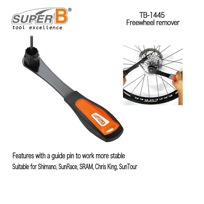 Супер B TB 1445 велосипед инструмент свободного хода для снятия Cassett Lockrings Repair