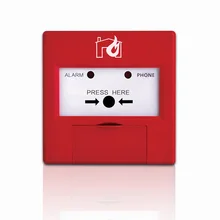 glass broken button Intelligent manual call point fire alarm system