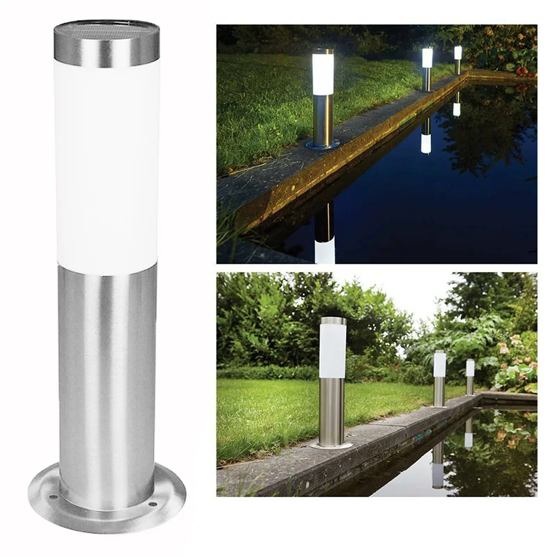 

New Style Modern Aluminum Pillar Light Outdoor Courtyard villa landscape lawn bollards light Waterproof LED Garden Lawn Lamp