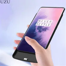 6000 мА/ч чехол для зарядки аккумулятора большой емкости для One Plus 7 Pro внешний портативный беспроводной зарядный чехол для OnePlus 7 Pro роскошный