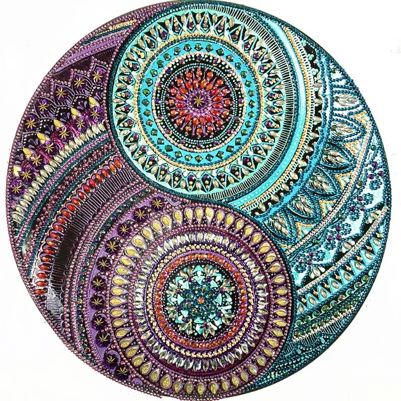 

Circle Round 5D Special Shaped Diamond Painting Embroidery Needlework Rhinestone Crystal Cross Craft Stitch Kit DIY