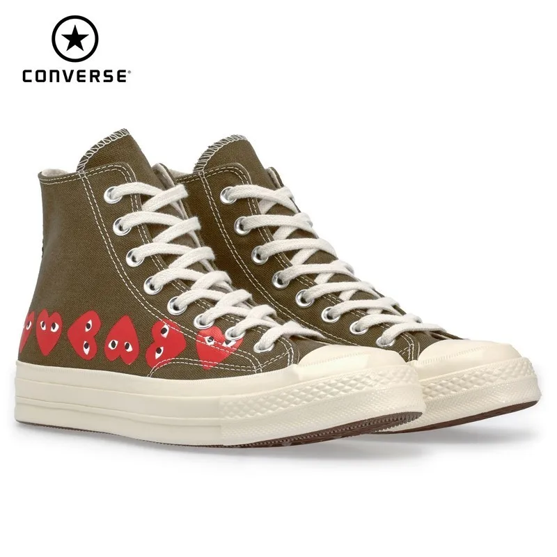 

Converse X CDG PLAY New Arrival Men Skareboarding Shoes Red Heart Outdoor Sports Original Sneakers Women #162973C