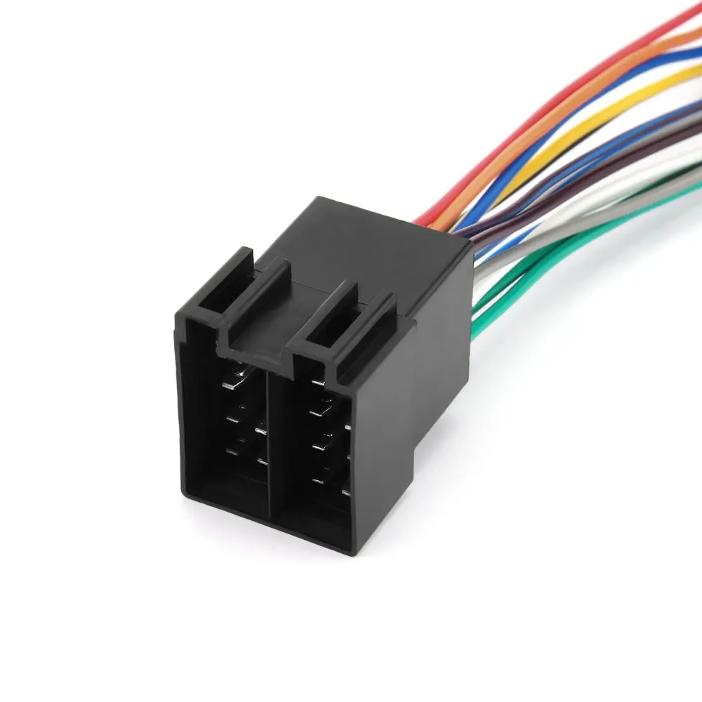 Hot Car Stereo Audio Harness With ISO Adapter Automobile Radio Wiring Harness For Peugeot 106 206 306 307 405 406 607-in Cables, Adapters & Sockets from ...