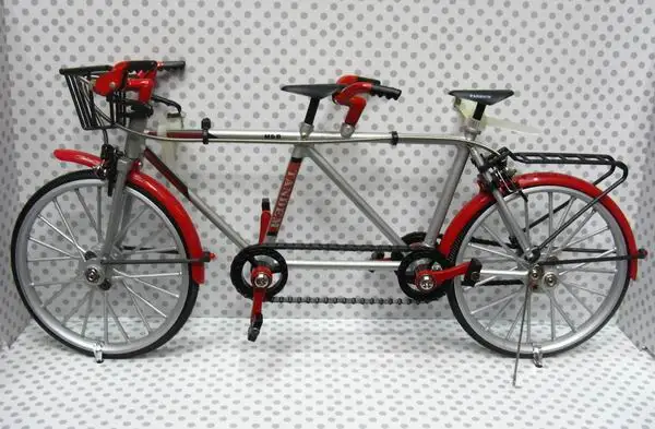 Новый 1:10 обработанный Металл моделирование велосипед Модель игрушки подарки