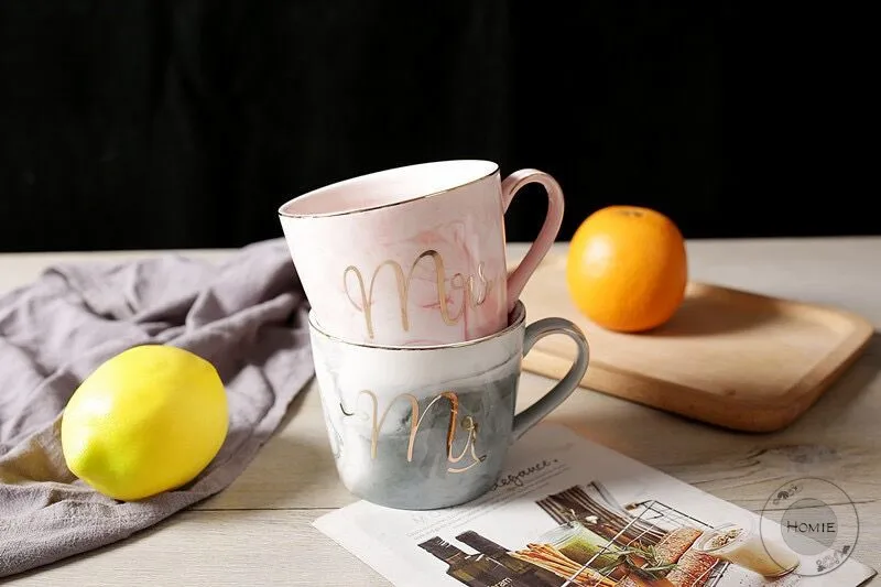 HOMIN Cute Flamingo Ceramics Coffee Mug Large Capacity 400ml Animal Mugs creative Drinkware Coffee Tea Cups Novelty Gifts milk cup05