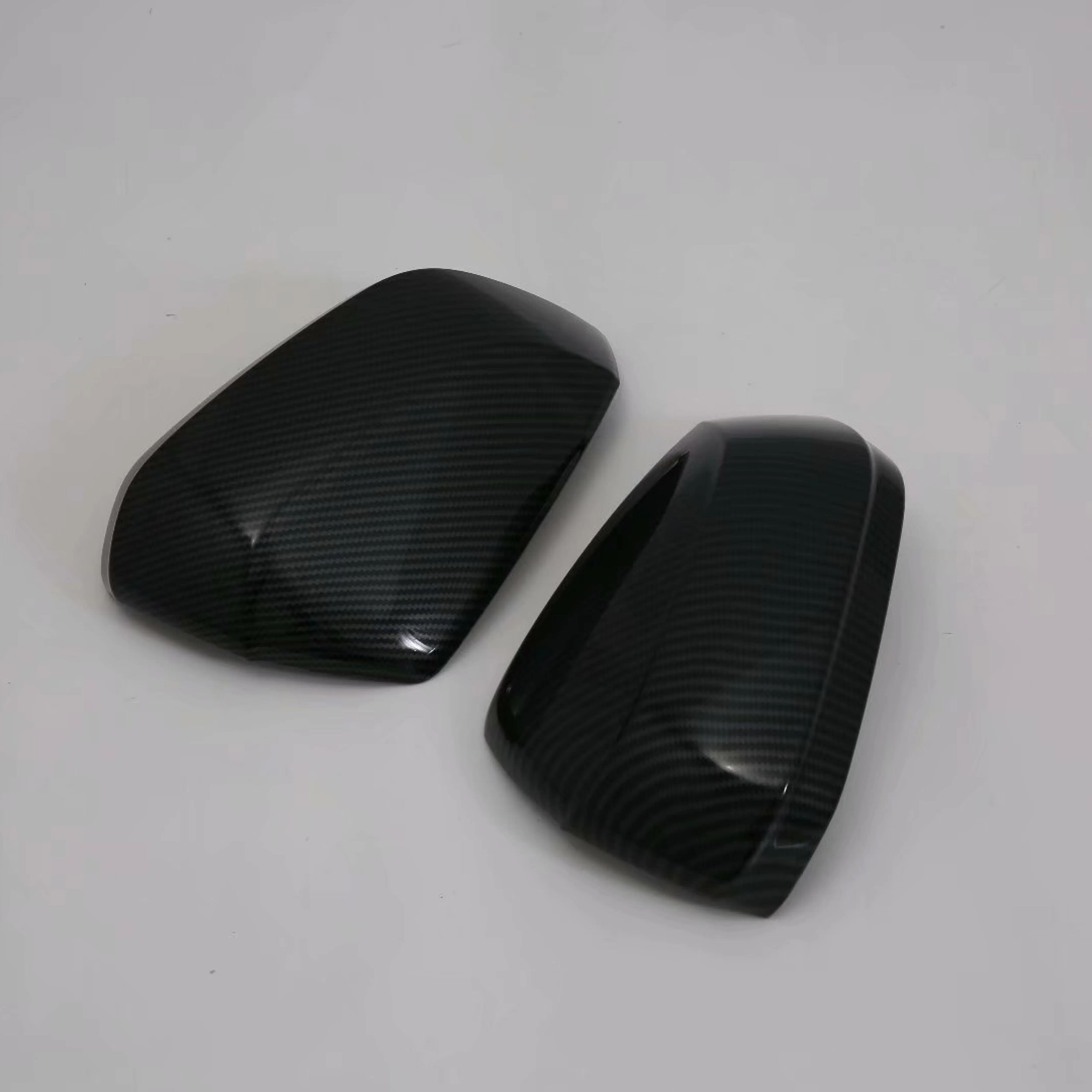 

Novel style 2PCS ABS Chrome plated Rearview door mirror cover For Audi Q3 2019 Carbon fiber style