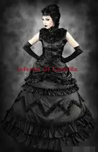 Gothic Black Lace Victorian Dress Party Dress