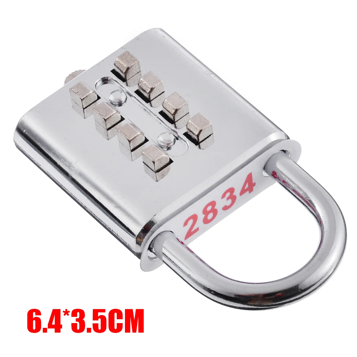 Anti-theft Button Combination Padlock 8 Digit Push Password Lock for Locker Drawer Cabinet Door Hardware