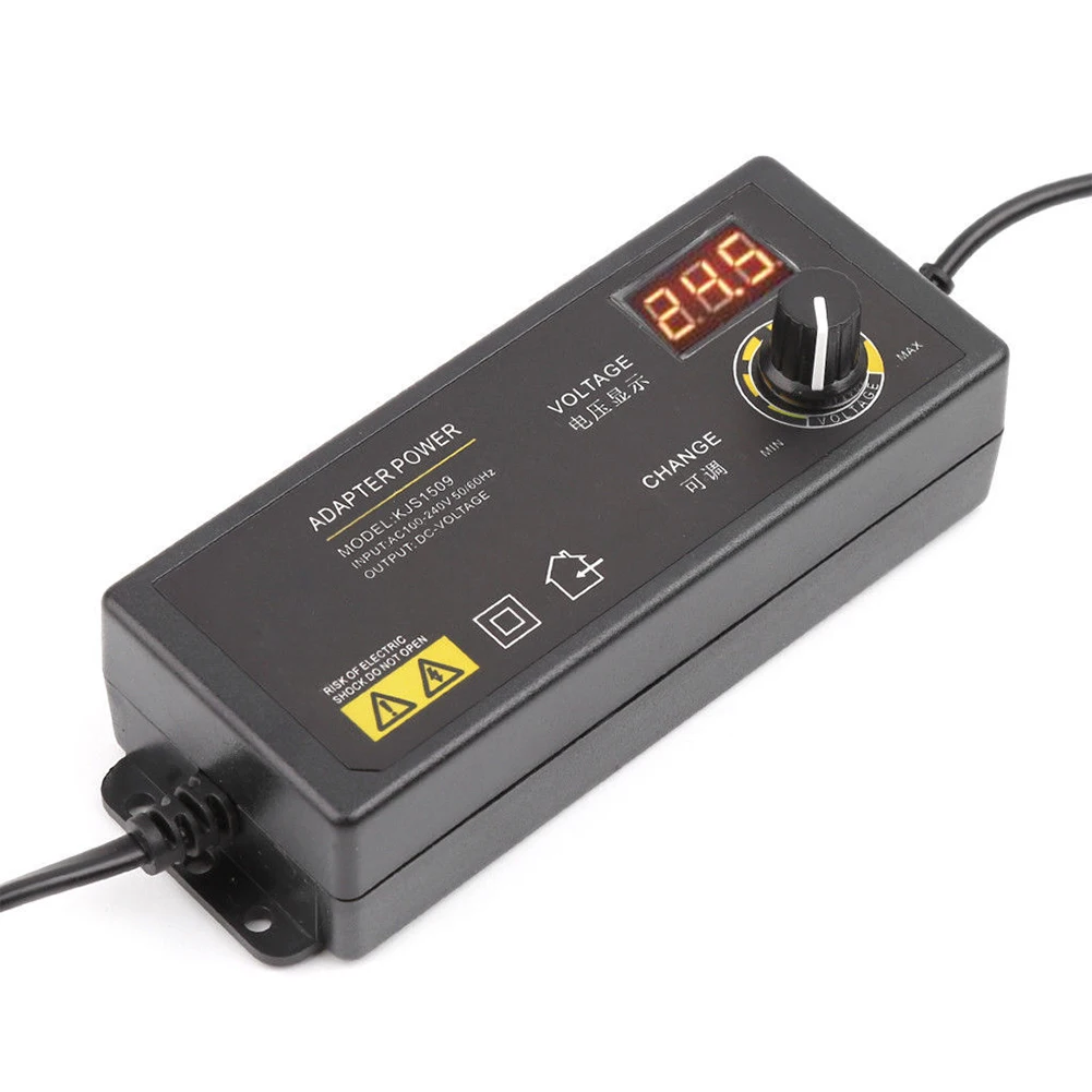 

Adjustable Voltage LED Display Motor Speed Controller Power Adapter Durable Supply Accessory Anti Interference Replacement Safe