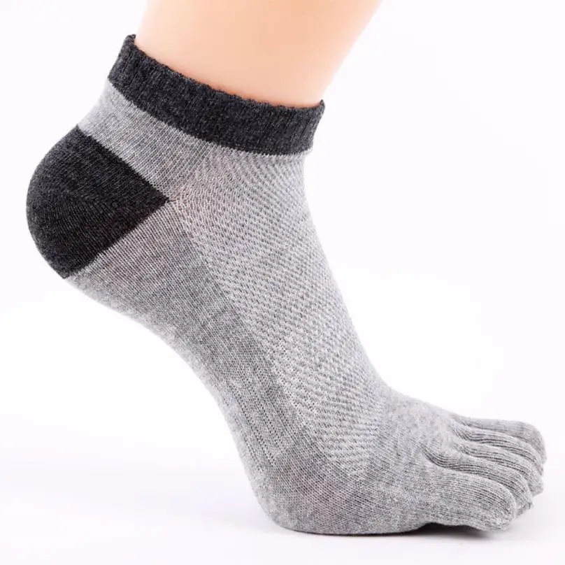 Модные мужские носки с пятью пальцами; Meias; нескользящие хлопковые носки; Молодежный стиль; удобные носки; антибактериальные носки; эластичные носки