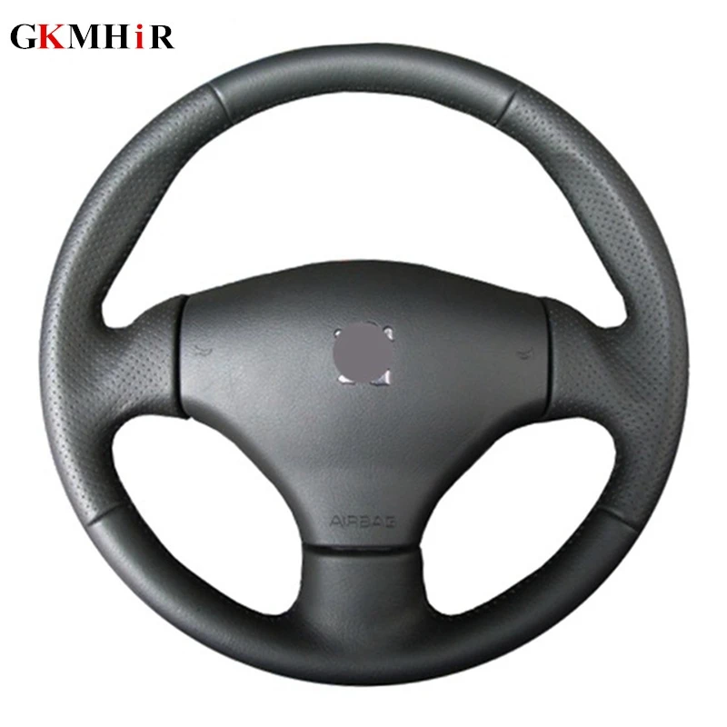 Чехол для руля из искусственной кожи Peugeot 206CC 2005 206 2003|Чехлы на руль| |