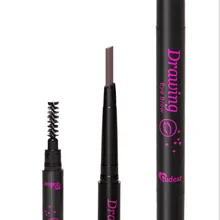 1 шт двойной с автоматическим поворотом для бровей Карандаш Водонепроницаемый стойкий макияж карандаш для бровей карандаш для подводки бровей с кисточкой