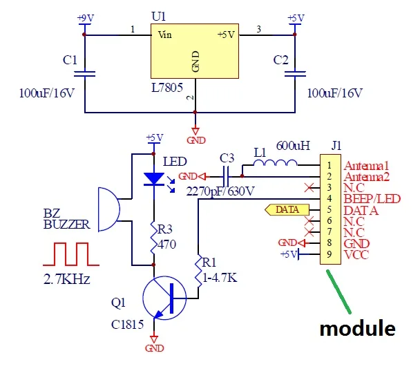 Fdxb HDX 5 V-9 V Универсальный 134,2 кГц Rfid считыватель модуль ISO/IEC11784/5 RS232 Arduino