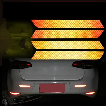 

3M Universal Tail Bummer Reflective Strips Warning Sticker For Volkswagen Cruze Focus Mondeo Buick Mazda Honda Toyota BA017