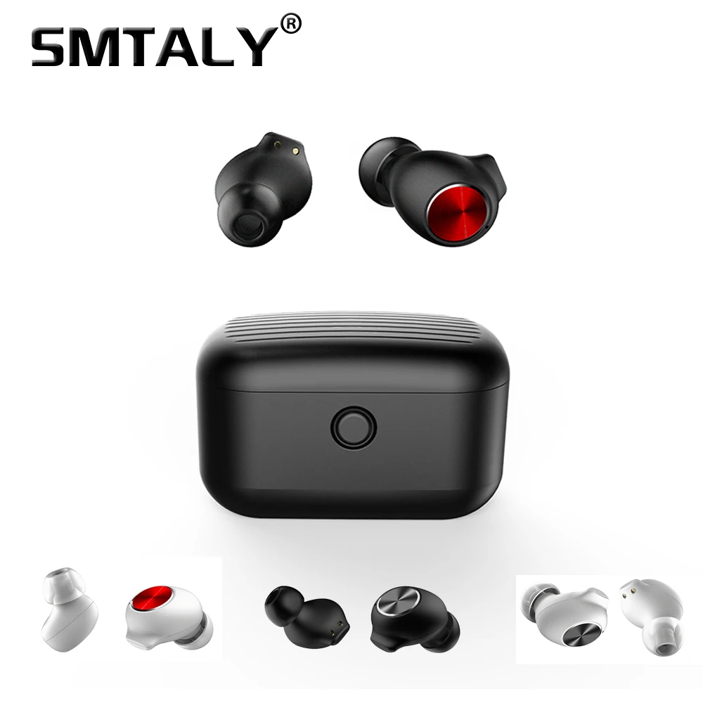 

Tws Mini Wireless Bluetooth Earphone Twins Wireless Earbuds Stereo Micro Earpiece Cordless Headset With Charging Box