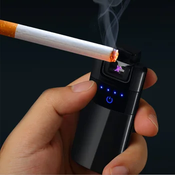 

New wireless charging lighter / power display touch ignition arc pulse cigarette lighter