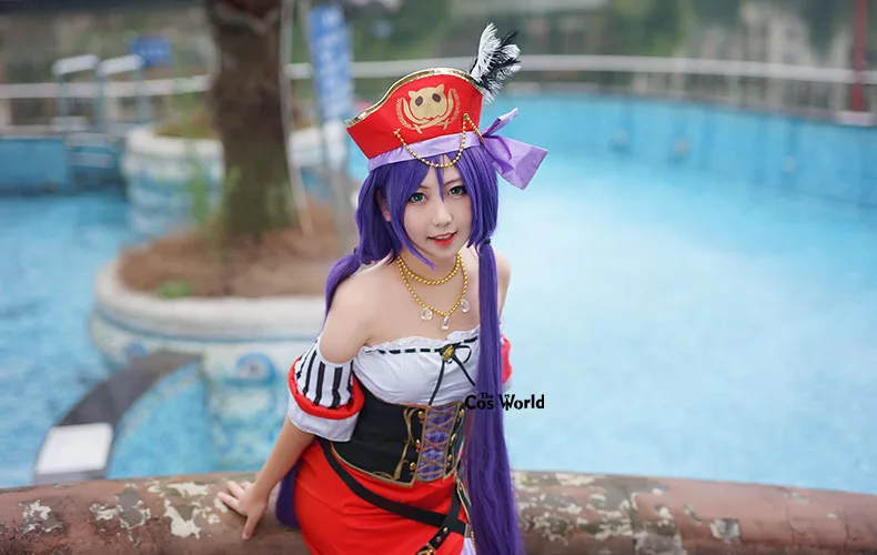 Love Live School Idol Project Tojo Nozomi платье фартук с морским пиратством Униформа костюмы для