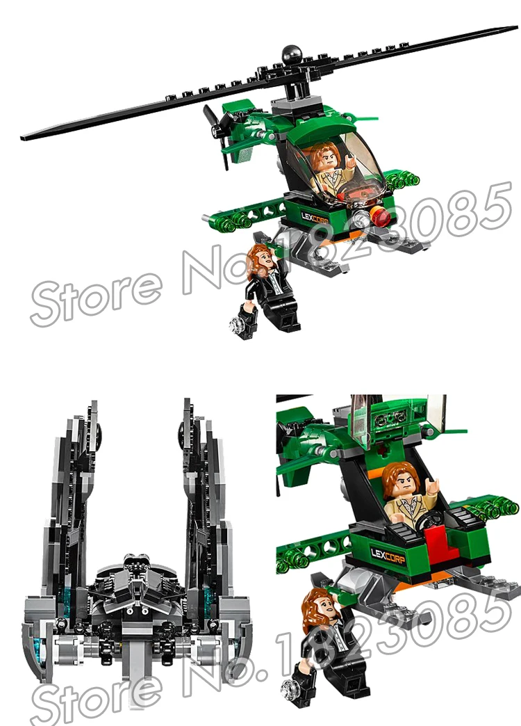 555pcs Super Heroes Batman Movie Superman Battle Wonder Woman 07019 DIY Model Building Blocks Gifts