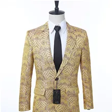 Мужская куртка мужской блейзер Мужской Жаккардовый тонкий костюм куртка мужская деловая Повседневная официальная куртка поддержка пользовательского размера
