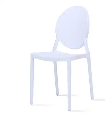 Простой современный обеденный стул, модная, на каждый день, креативные спинка для дома из пластика для кафе, балкона открытый стол и стул - Цвет: 10