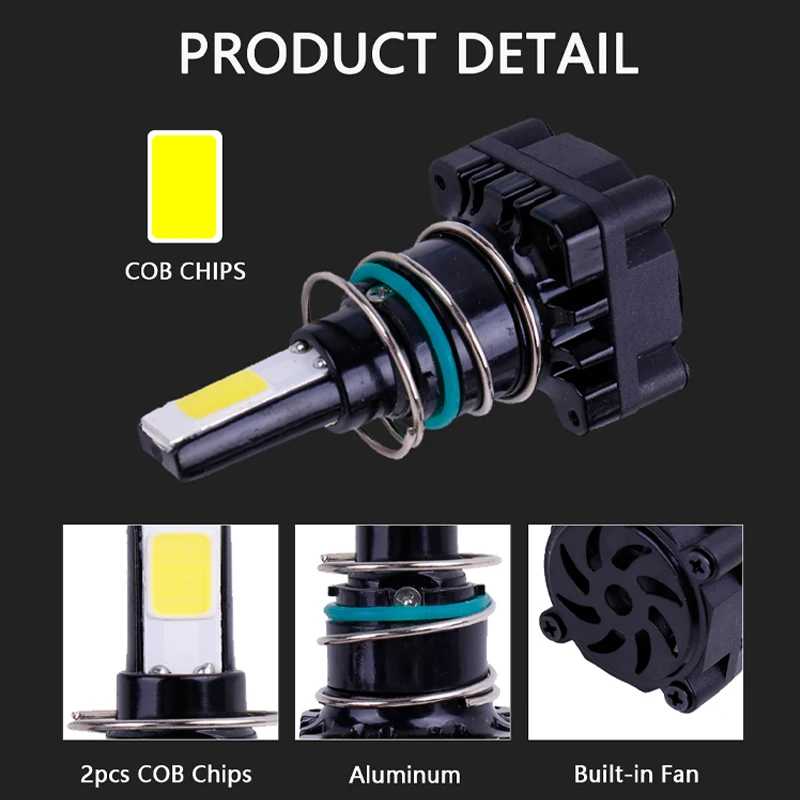 Передняя фара для мотоцикла RXZ COB CANBUS H4 H6 PH7 PH8 DC 12 В 6000K белая фара|Передние LED-фары