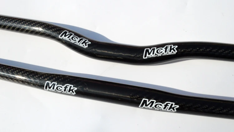 MCFK горный велосипед 3K полный руль из углеродного волокна плоский подъем углеродный велосипедный руль MTB велосипедные части 25,4 мм 580-720 мм матовый