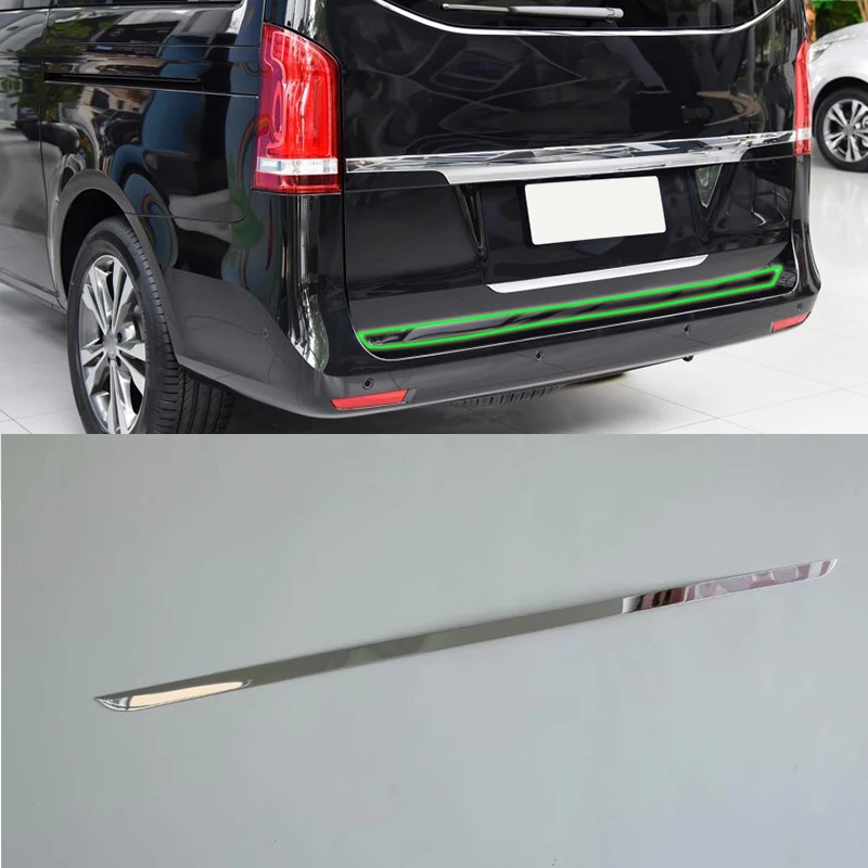

Stainless steel car accessories Car body kits rear door moulding trim down For 2017 Mercedes-Benz V class