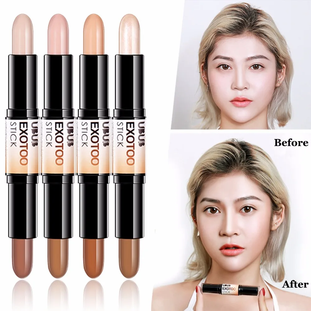 1PCS Ladies Makeup Face Blush Contour Highlighter Stick Foundation Make Up Bronzer Base Concealer Pencil Maquiagem Professional | Красота и