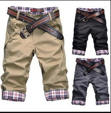 Men’s Casual Straight Pants Fashion Slim Fit Hot Sale New 2015 Summer Male Denim Shorts Trousers Men’s Clothing Plus Size:28-34