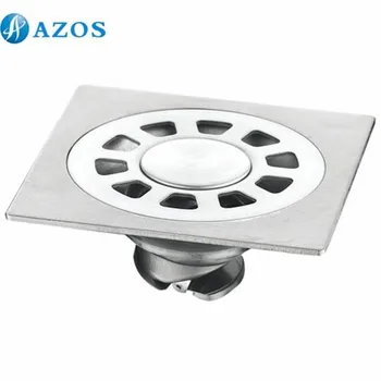 

304 Stainless Steel Nickel Brushed Toilet Floor Drain Strainer Grates Waste Bathroom Shower Ground Overflow Fitting PJDL012