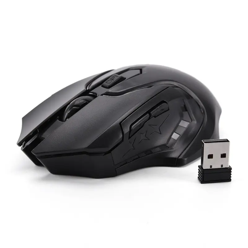 6 Keys USB Optical Wireless Gaming Mouse Gamer Mice For PC Laptop Computer 2.4GHz 3200DPI Professional