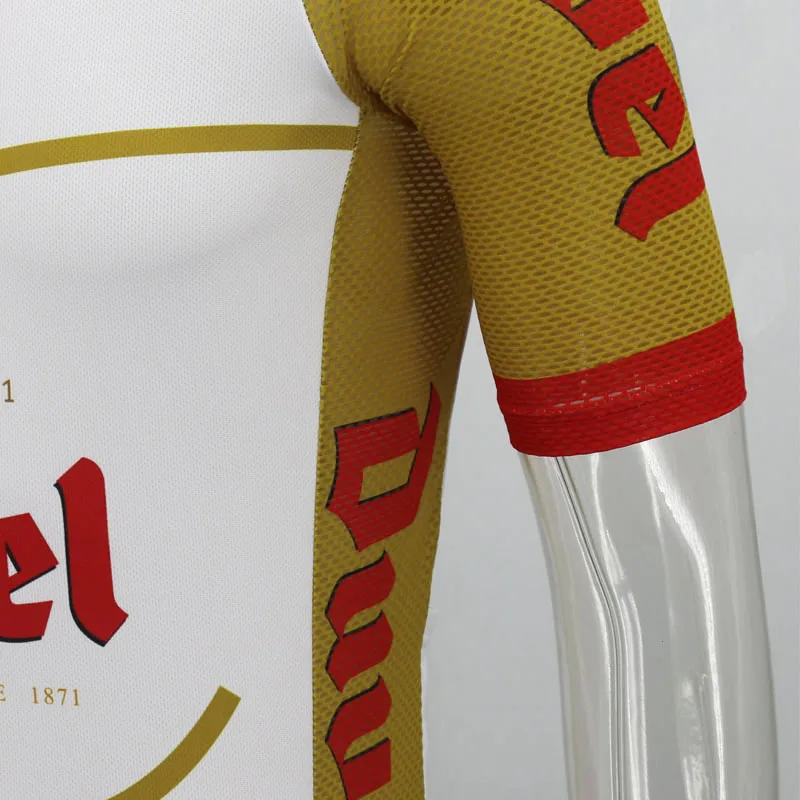DUVEL Бельгийская гоночная мужская белая велосипедная майка Топ Одежда MTB Camisa Ciclismo