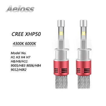 

Small volume xhp50 LED chip 80w 10000lm H1 H3 LED automotive headlamp bulb H7 FREE error H4 H8 H9 H11 9005 9006 9012 12V 24V