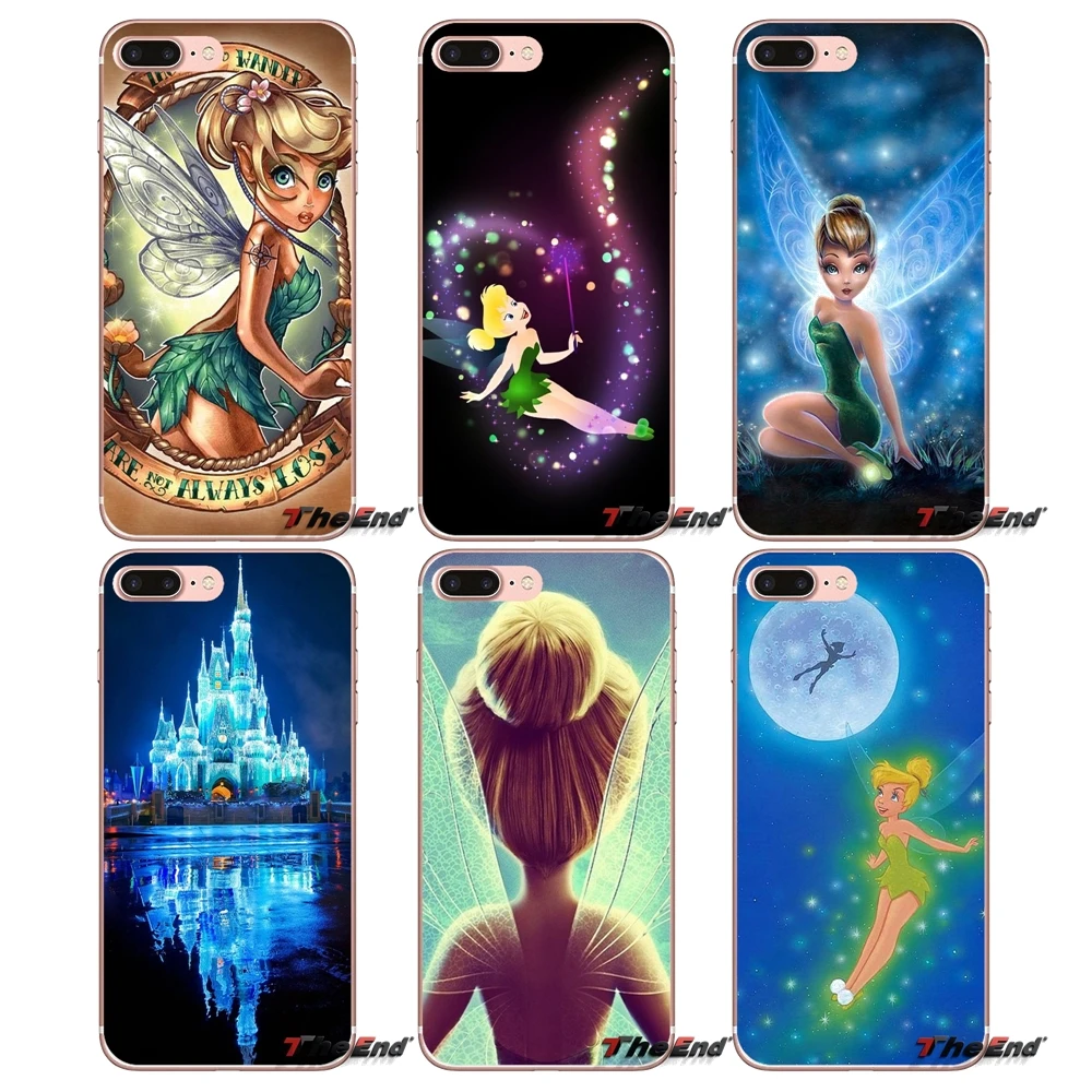 

For Samsung Galaxy J1 J2 J3 J5 J7 A3 A5 A7 2015 2016 2017 J530 J730 Fundas Coque Fairy Tale Tinker Bell Periwinkle anime Case