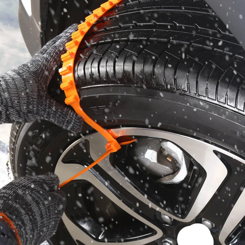 5 шт. зимняя противоскользящая цепь для зимней шины колеса шины 145-295 мм утолщенная Дорожная безопасность для универсального автомобильного салона внедорожника