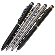 2-в-1 емкостный Сенсорный экран Стилус Шариковая ручка с 2 заправки для iPhone