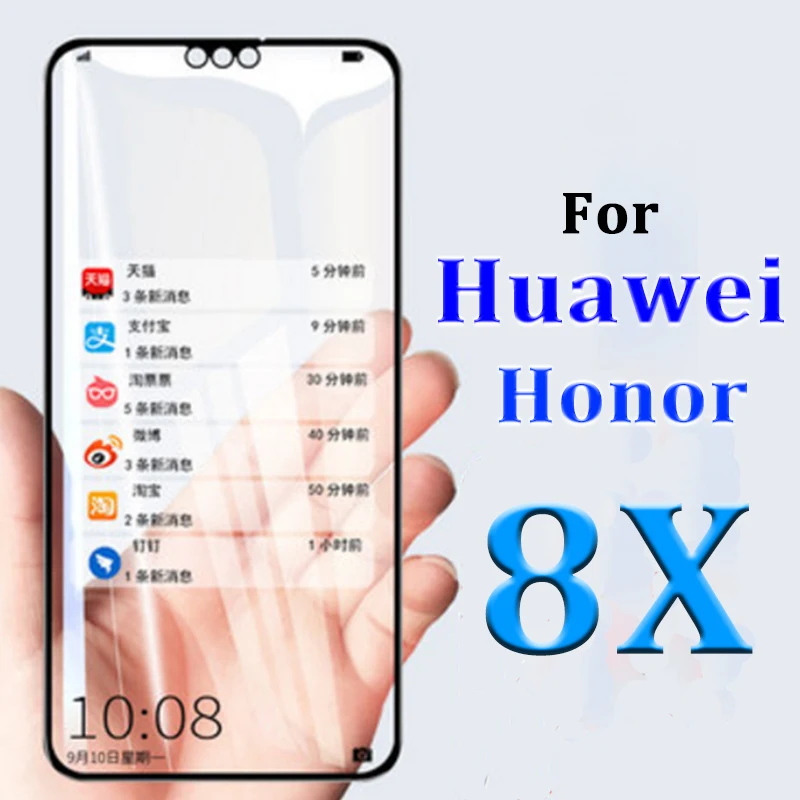 Protective glass for huawei honor 8x max screen protector 8 x tempered 8c c 8xmax tremp sheet armor on huawey hawei huwei saver | Мобильные