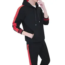 Мужской спортивный костюм весна осень модная мужская спортивная одежда толстовки с длинными рукавами+ штаны спортивный костюм комплект из двух предметов для мужчин спортивные костюмы