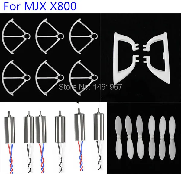 MJX X800 Original Replacement Parts Propeller,Motor,Landing Gear,Blade