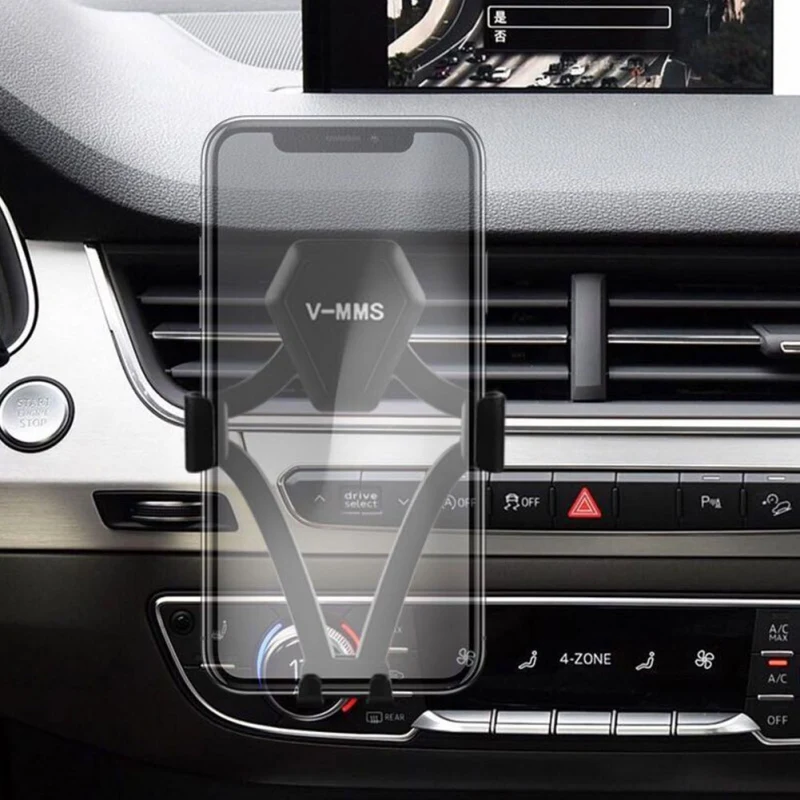 

2019 Car Phone Holder For Phone In Car Air Vent Mount Stand No Magnetic Mobile Phone Holder Universal Gravity Bracket